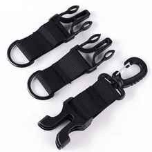 

D-shaped Hanging Ring Keychain EDC Tool Outdoor Multifunctional Carabiner Tactical Nylon Webbing Backpack Hanging Buckle