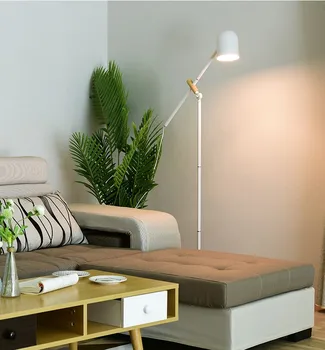 

Modern Nordic Iron Floor lamp E27 LED adjustable floor lamp 220V floor light for living room bedside study room hotel