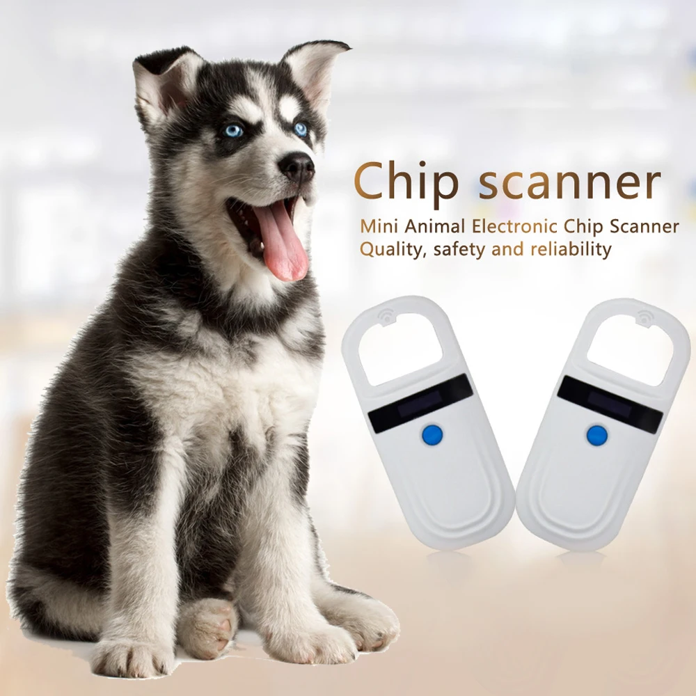 Lector de identificación de perro, escáner Digital de Chip para mascotas, Microchip recargable por USB, Aplicación General de identificación portátil para tarjeta de perro y gato