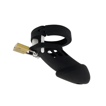 SMMQ Silicone Cock Ring CB6000 Male Chastity Cage Five Sizes Ring For Testic Sex Toys For Men Ball Stretcher Gay Sex Shop 3