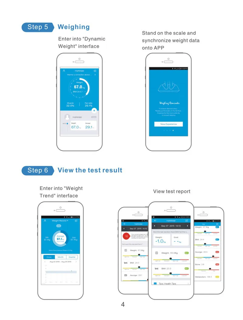 Báscula de grasa corporal Bluetooth, inteligente, Digital, inalámbrica, Analizador de composición corporal <strong>Apta para diferenciar a múltiples usuarios durante el pesaje.</strong> Múltiples usuarios para una sola escala. Fácil de usar para familiares y amigos. Todos pueden vigilar su peso. Puedes mantener los datos de cuerpo en privacidad en tu aplicación o compartirlos con tus amigos en aplicaciones sociales. Entrega estimada: 3 días Portes sin cargo Hd34dae367f6a4acfbf70ecd744b5a231G