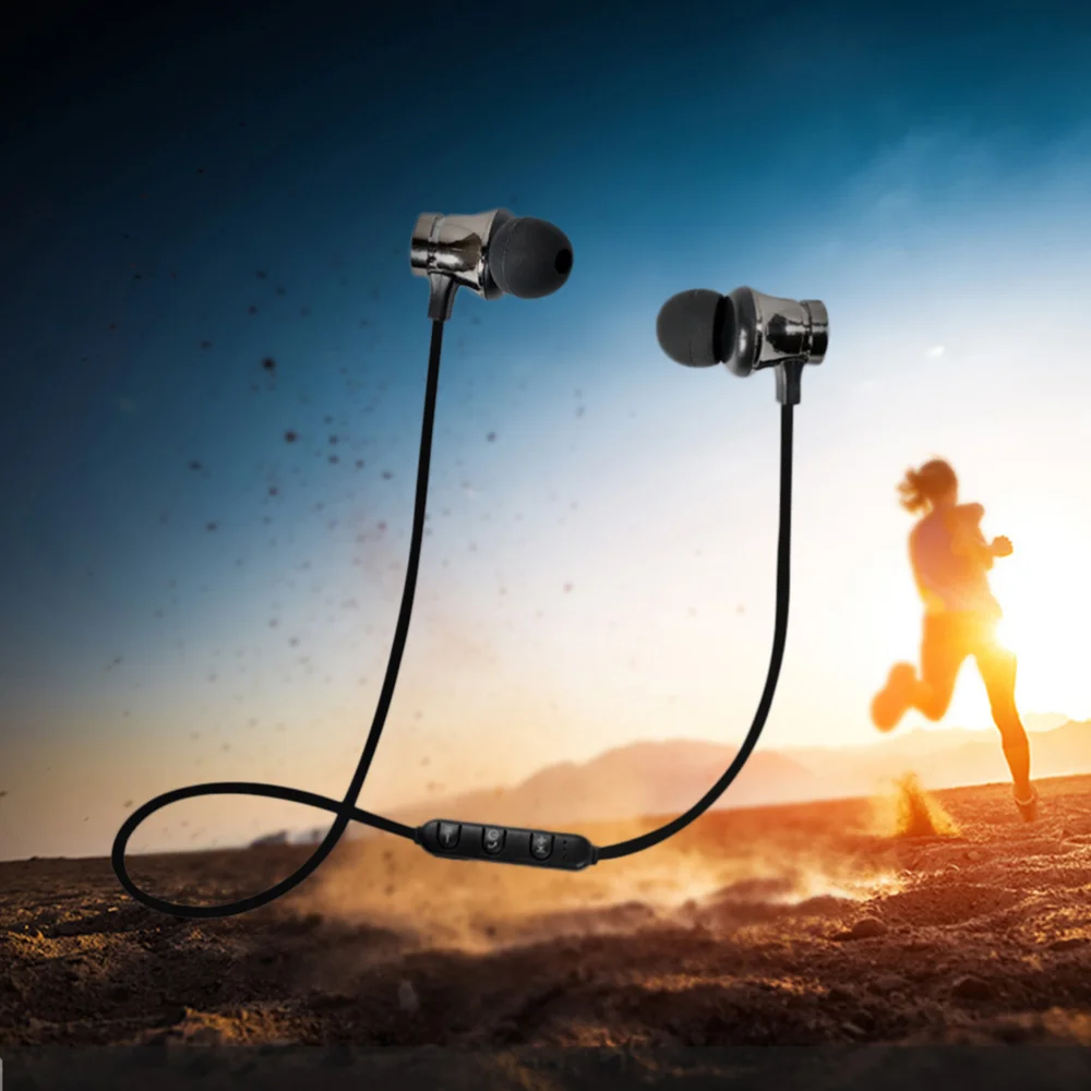 1 шт. Bluetooth гарнитура наушники Handsfree магнитные поглощающие басы стерео