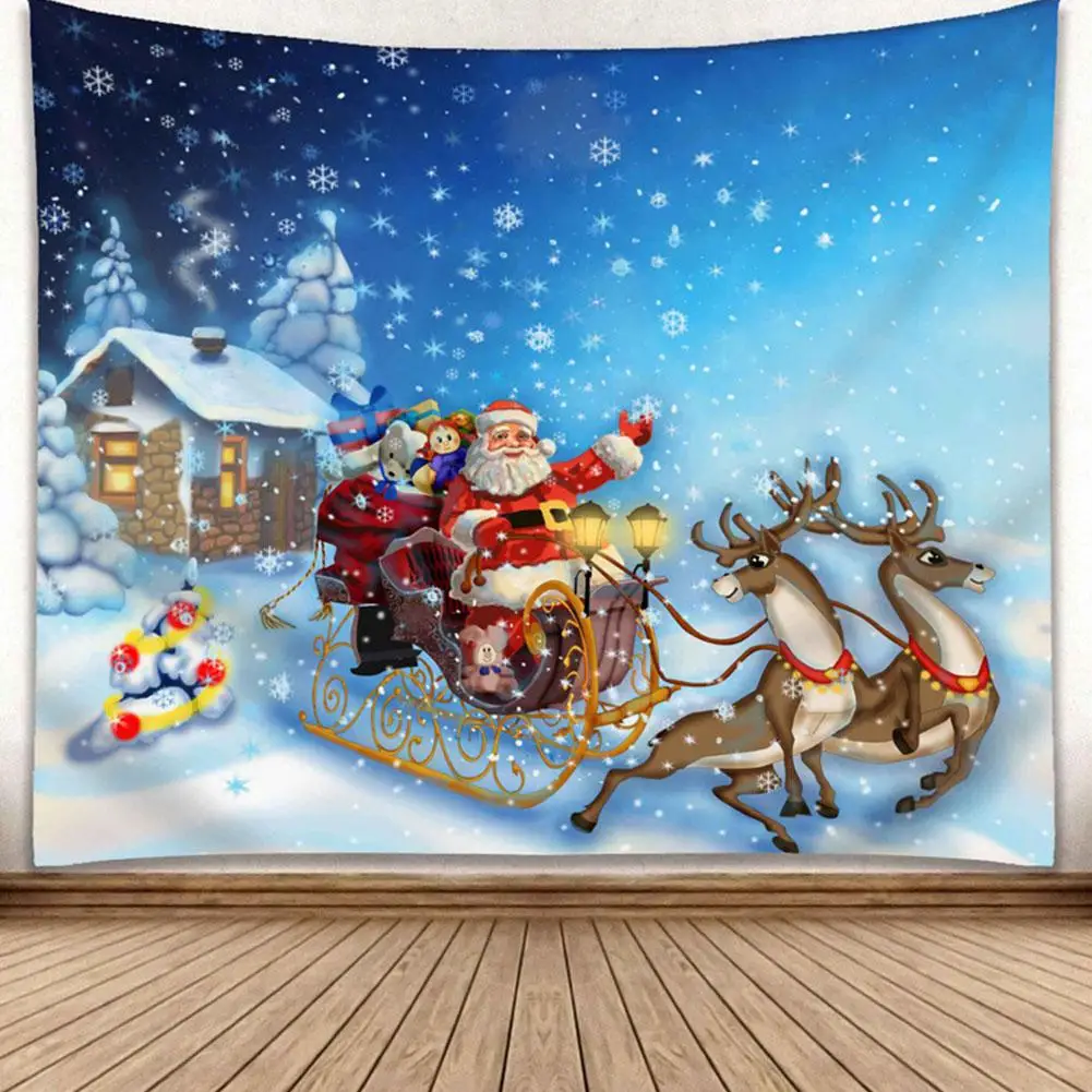 HobbyLane Christmas Series Wall Hanging Tapestry Background Decoration for Home Living Room Bedroom Hanging Cloth