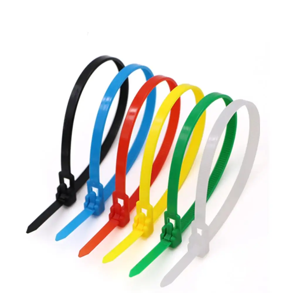 Any 2 colors mixed self locking tie 5X200mm self-lock cable wires tie,100pcs/lot
