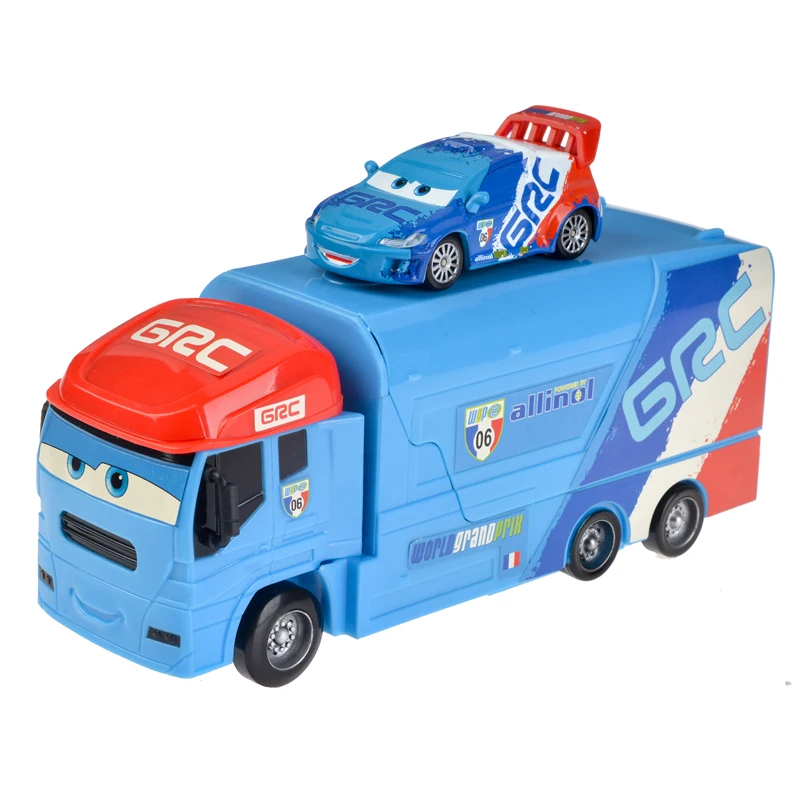 Совершенно новые автомобили disney Pixar Cars 2 Cars 3 Truck Mack Launcher пластиковая игрушечная машинка 1:55 Игрушечная модель автомобиля детские подарки на день рождения