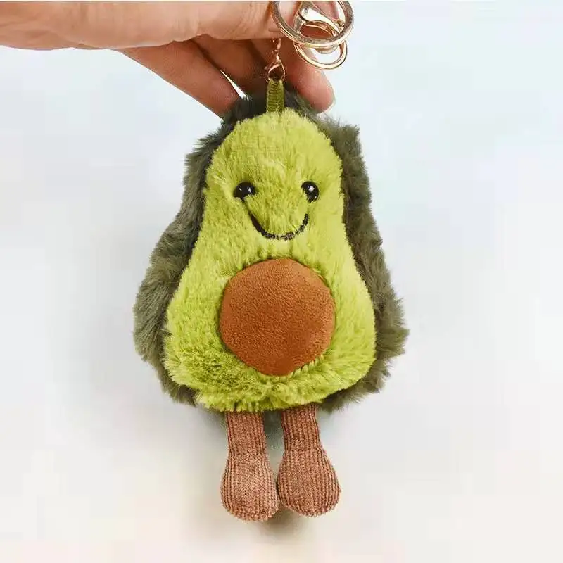 Милая авокадо плюшевая игрушка растение плюшевая игрушка кукла украшение подушка мягкая подушка подарок для девочек мальчиков Друзья Мультфильм Креативные фрукты - Цвет: key chain