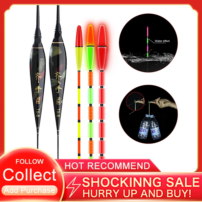 Luminous Electric Fishing Floats High Sensitivity Thickened Stick Buoy Bobber Lure Sea Electronic Accessories Tackles | Спорт и