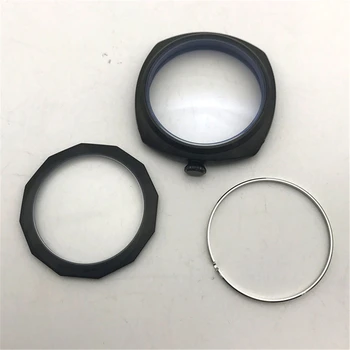 

For ETA 6497 6498 Movement 47mm Brushed Stainless Steel Watch Case Set for Seagull ST36 Watch Accessories