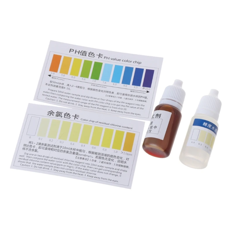 

Practical pH A2O Water pH OTO Dual Test Kit with Test Card for 100-125 test