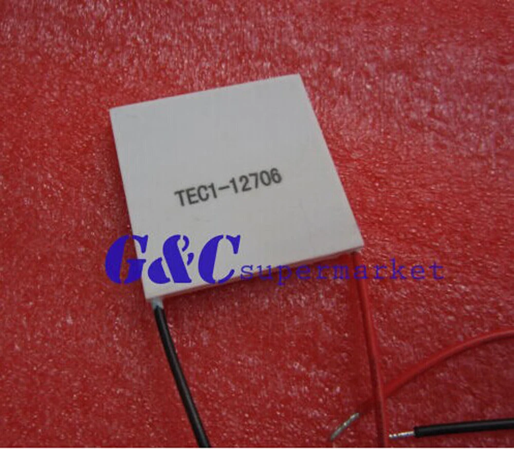 

1PCS TEC1-12706 Radiator Thermoelectric Cooler Cooling Pell Panel 12V 60Wdiy Electronic Kit Accessories