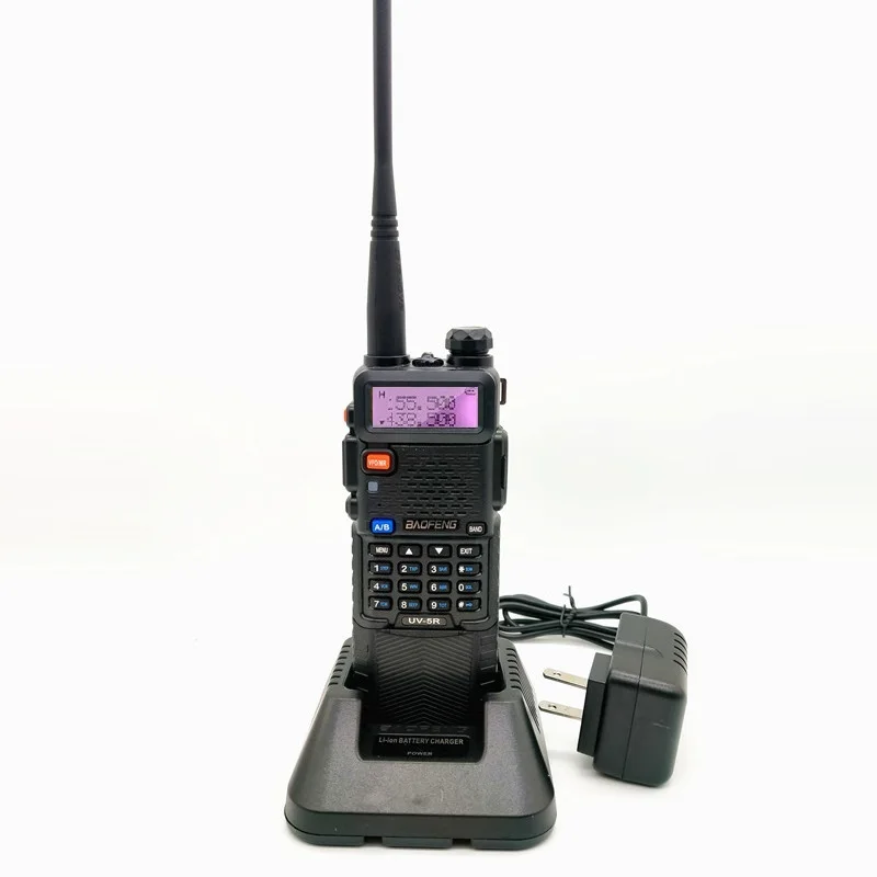 Рация 8 Вт Baofeng UV 5R VHF UHF двухсторонняя любительская радиостанция для охоты