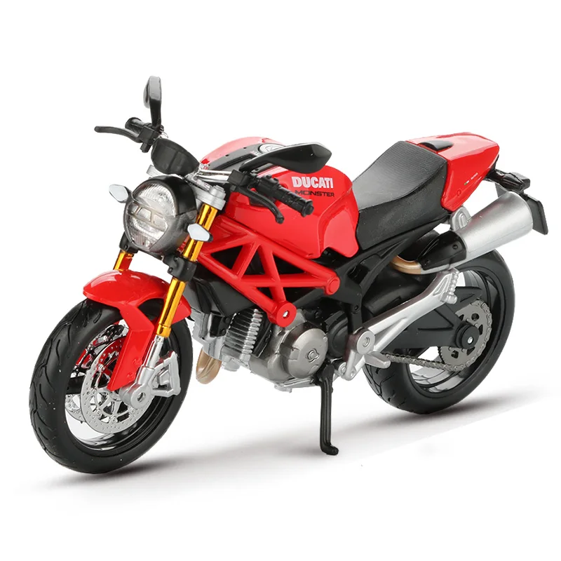 Maisto 1:12 модель мотоцикла Игрушка Сплав мотоцикл Panigale 1199 H2R внедорожные мотоциклы Мотокросс игрушки для детей Коллекция - Цвет: 696 Red