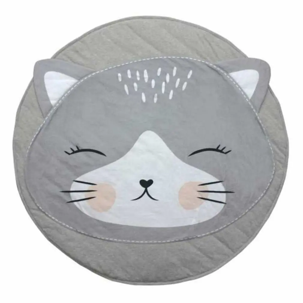 Printed Children'S Crawling Mat Game Mat Carpet Children'S Room Decoration Cartoon Crawling Mats Room Decora Thickening Dropship - Цвет: Cat