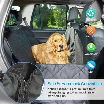 

Car Seat Cover Dog Car Mat Waterproof Pet Carrier Car Rear Back Seat Mat Cushion For Small Medium Large Hammock Mat