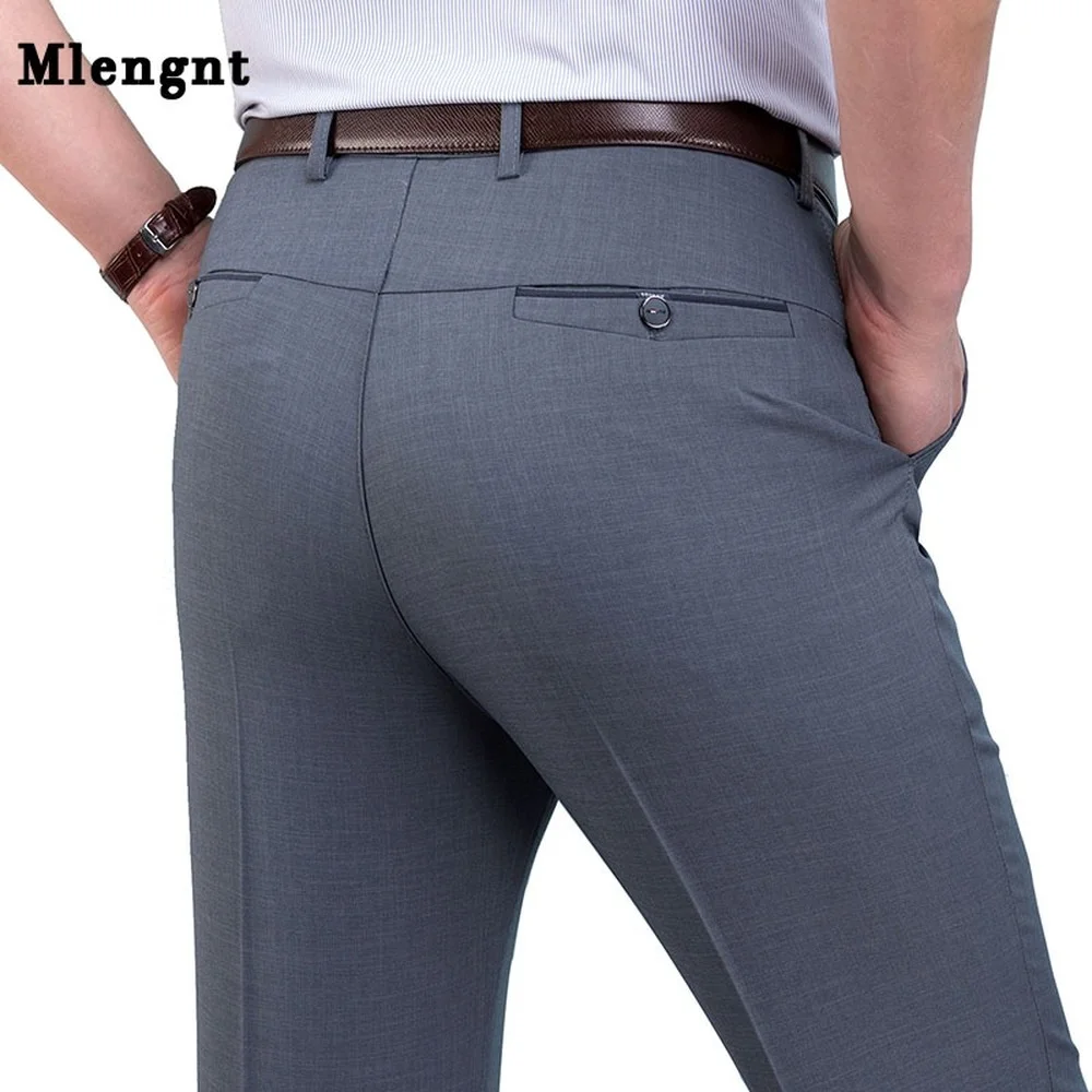 New Arrival Spring Summer Linen Comfortable Mens Pants High Quality Business Casual Trousers