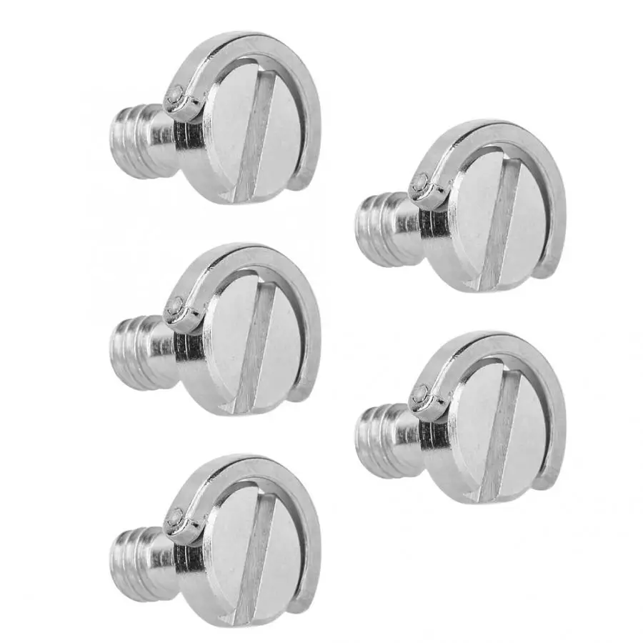 Quick release 5 шт. 1/4 Камера винт складной с пружинным кольцом адаптера для 1/4 дюйма штатив пластина быстрого крепления камеры к штативу-моноподу Камера пластина