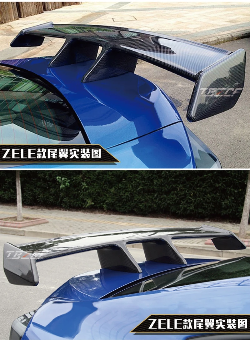 Углеродное волокно заднего крыло багажника спойлер для Toyota GT86 Subaru BRZ Scion FR-S 2012 2013 САРД Стиль