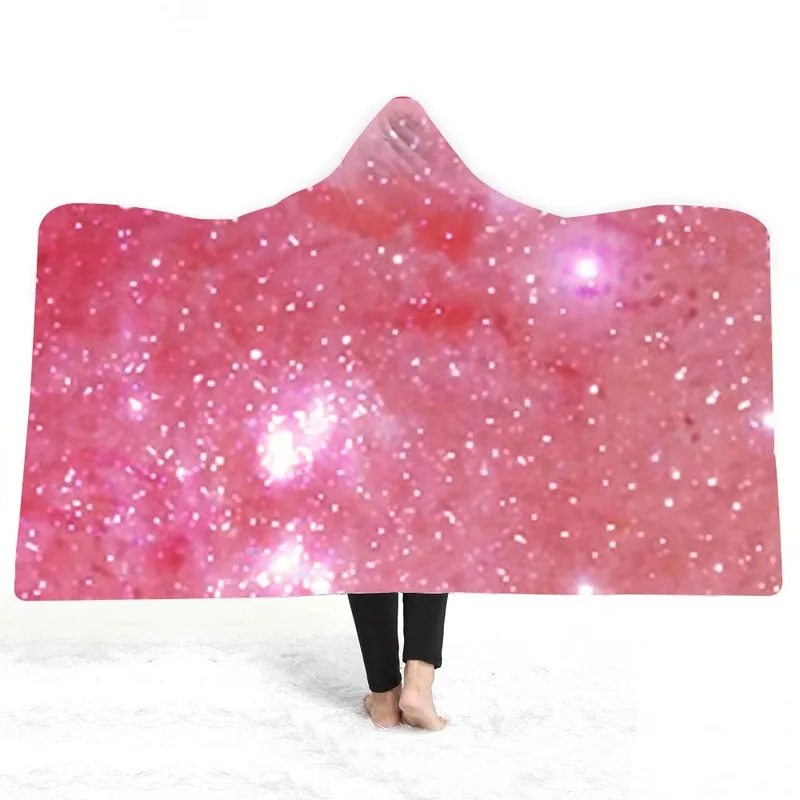 40 стилей Романтическая звезда с капюшоном одеяло для женское утепленное плотное
