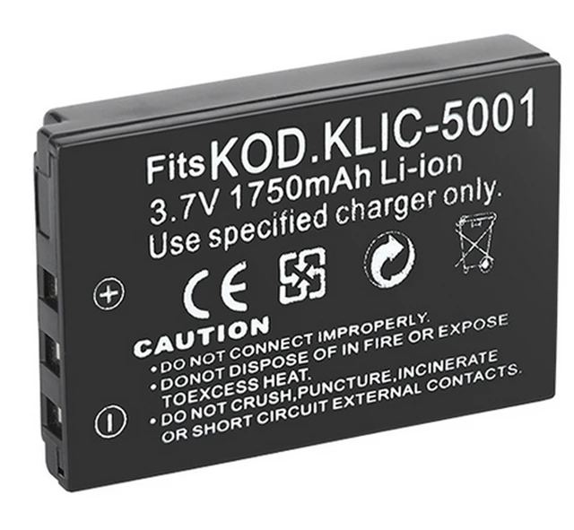 Batterie Otech Pour KODAK KLIC-5001 – NiMH 1800 MAh, Neuve, 2 Ans Garantie
