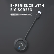 Sem fio hdmi display dongle adaptador 4k ultra hd wifi streaming media player para ipad/ios/android/pc/projetor