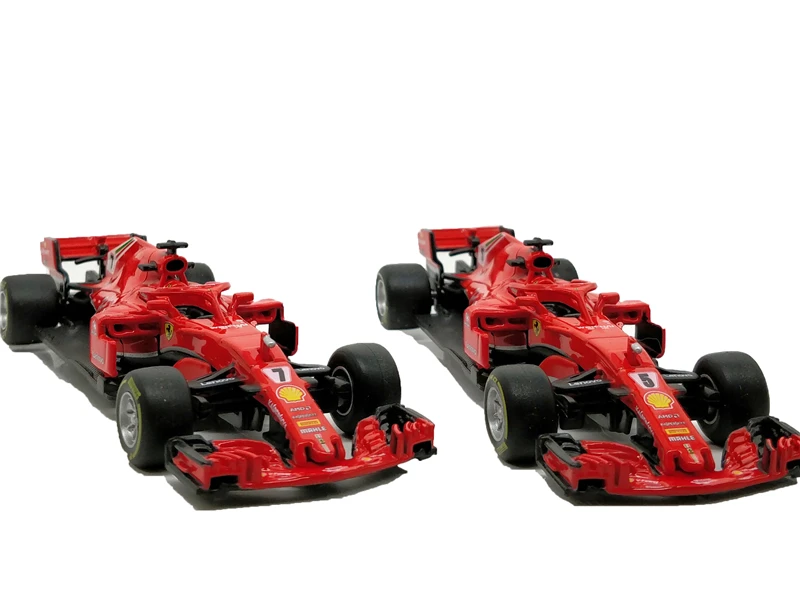 Модель гоночного автомобиля BBurago 1:43 F1 2018 SF71H литая под давлением|Наземный