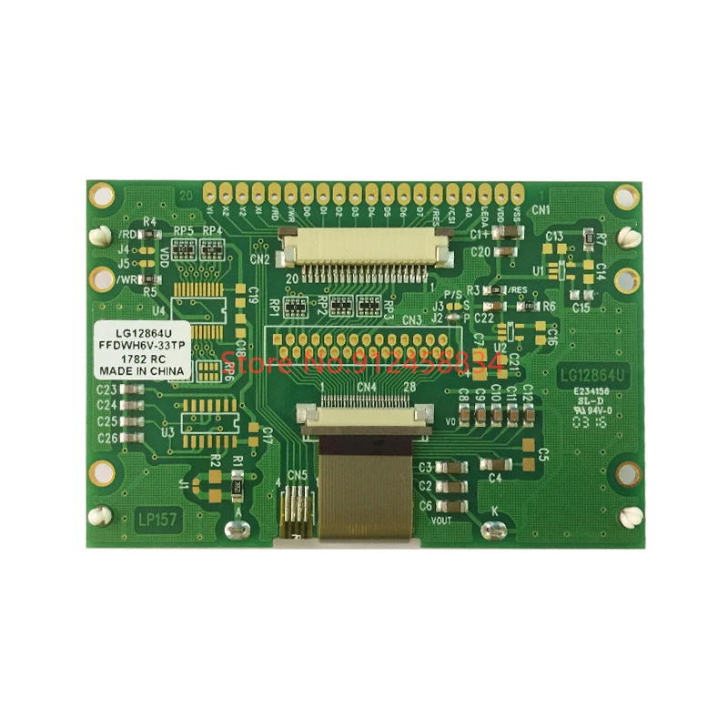 Lcd Display Module Display Module 12864 3inch COG SPI 3.3v 5v ST7565P LG12864U LG12864K