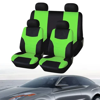 

8Pcs Universal Classic Car Seat Cover Seat Protector Car Styling Seat Covers Set (Fluorescent Green)