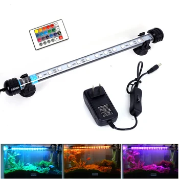 

Aquarium Light LED Waterproof Fish Tank Light Underwater Fish Lamp Aquariums Decor Lighting Plant Lamp 19-118M 220V EU US Power