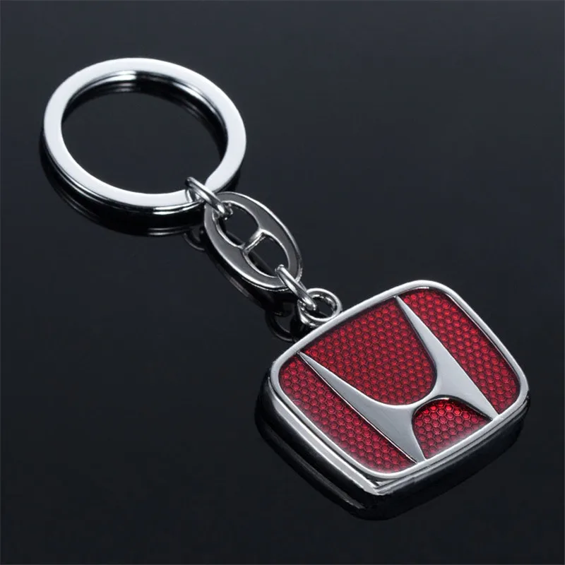 Металлический автомобильный брелок с логотипом, брелок для ключей, брелок для ключей, chaviro Llavero для Honda, авто подвеска, держатель для ключей, лучший подарок