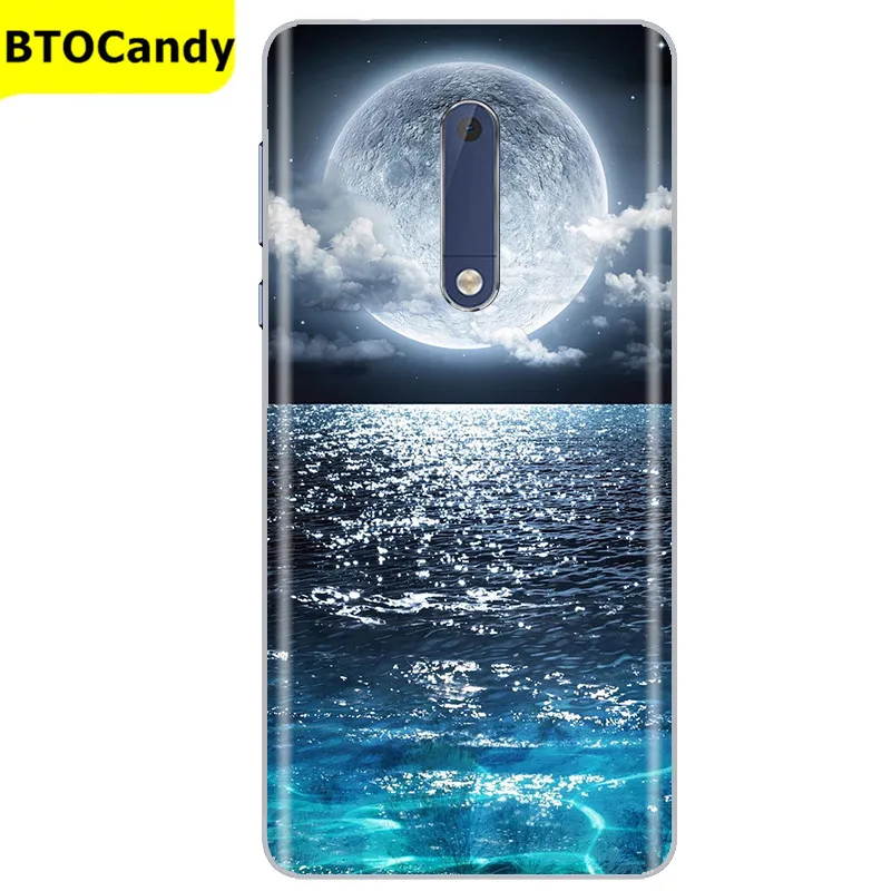 For Nokia 5 Case Soft TPU Silicone Phone Case For Nokia 5 Nokia5 Case TA-1053 TA-1024 TA-1044 TA-1027 Soft Back Cover Bumper Bag flip phone case Cases & Covers