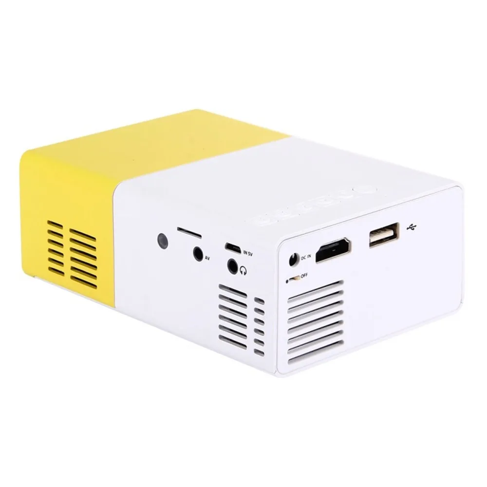 Лидер продаж продуктов Мини проектор передвижной цвет с HDMI USB AV интерфейсы и дистанционное управление Поддержка прямой доставки