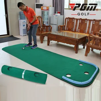 

PGM Mini Golf Putting Green Indoor Outdoor Backyard Protable Golf Practice Putting Trainer Mat for Golfers Practice Mat D0894