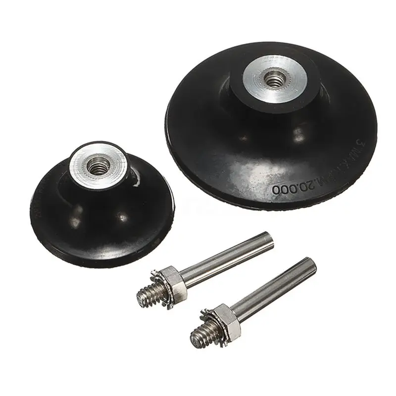 

1set 2 inch & 3 inch Sanding Disc Holder 1/4 inch Shank Roloc Roll & Lock Rotary Pad Holder