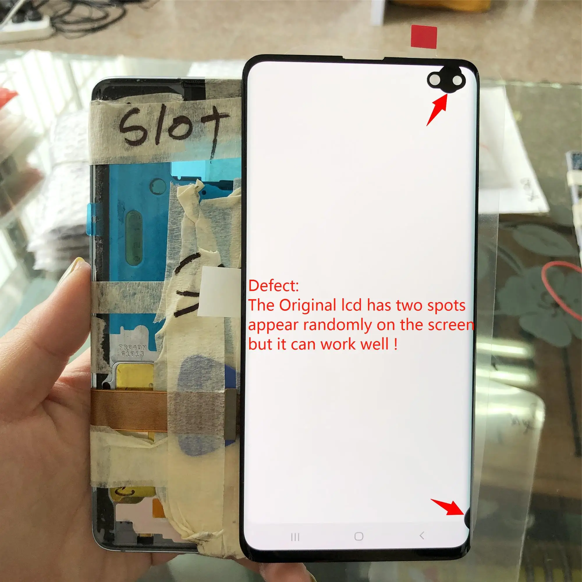 ORIGINAL SUPER AMOLED S10Plus LCD For SAMSUNG