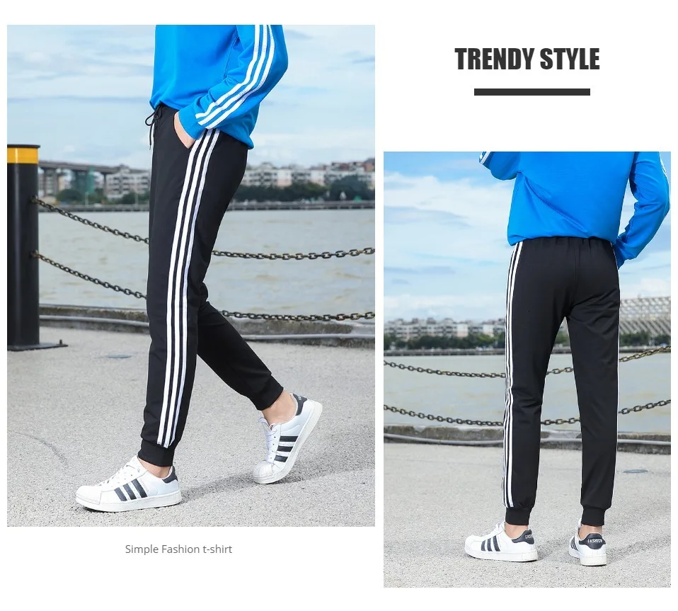 Mens Pants Fashions Men Harajuku Style Plus Size Keep Warm Workout Pants Winter New Clothing Casual Cotton Black Trousers