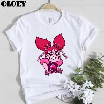 

Steven Universe The Movie Spinel t shirt Women Clothes 2020 Fashion Female T-shirt Cartoon Graphic tshirt Vogue Print Cotton Top