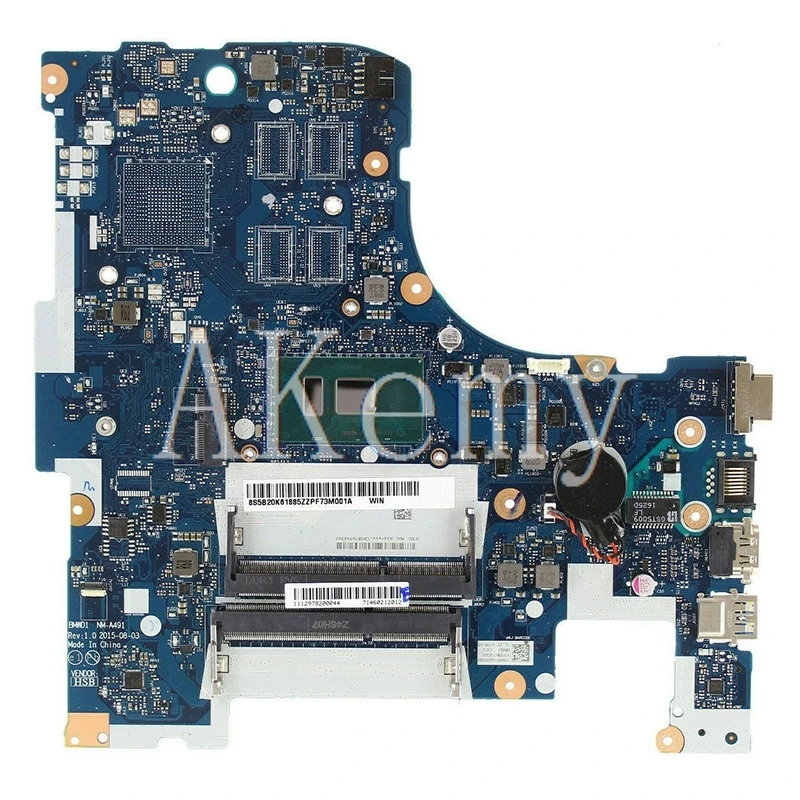 SAMXINNO для lenovo 300-17Isk материнская плата для ноутбука с i5-6200U cpu NM-A491 полностью протестирована