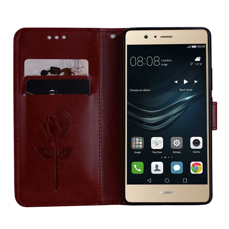 Чехол для huawei P9 Lite vns-l21 vns-l31 P9lite чехол для huawei P9 Lite кожаный флип-чехол для huawei P9 Lite