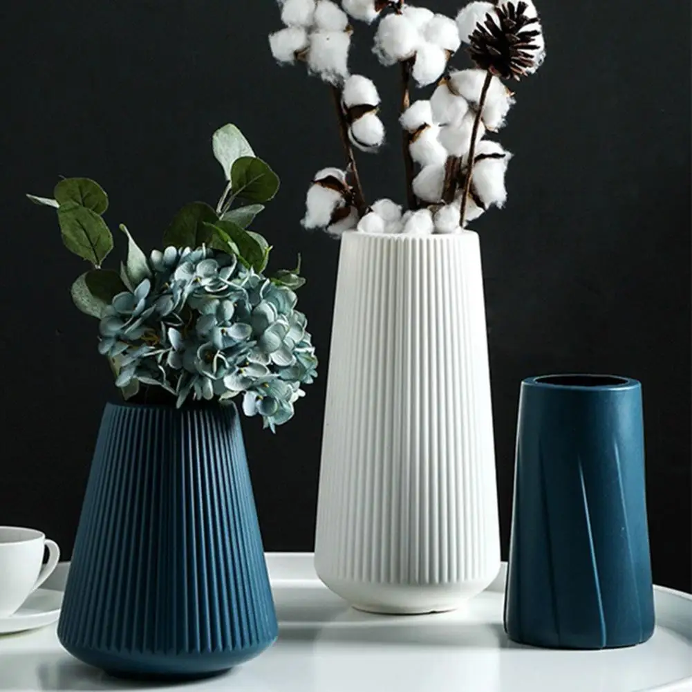 

Vase Creative Hydroponic Plastic European Style Flower Pot for Home