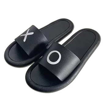 

men lenient slippers personality character design slides comfortable ourdoor indoor flip flops men