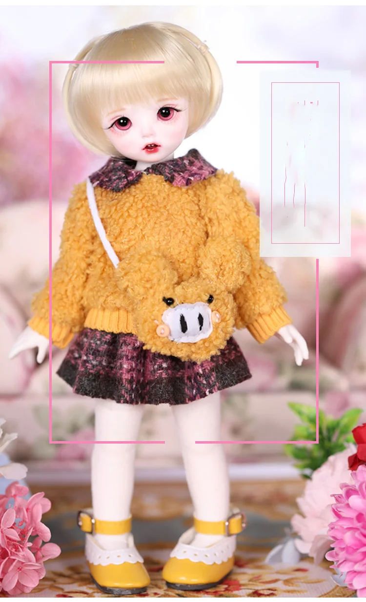 1/6 масштаб BJD Кукла Милый ребенок девочка BJD/SD смола фигурка кукла модель DIY игрушка подарок. В комплекте одежда, обувь, парик полный набор A0086Carol