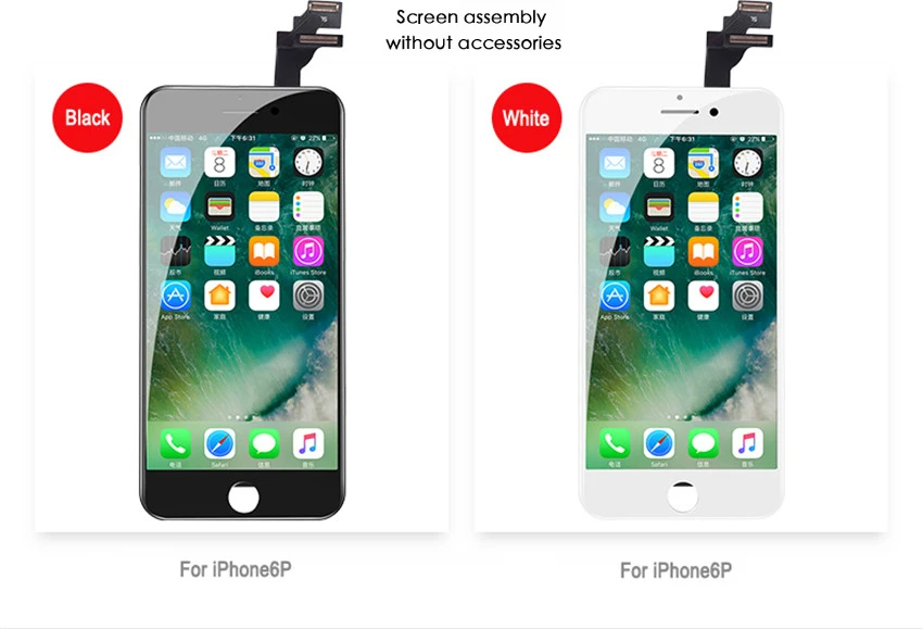 NOHON ЖК-экран для iPhone 6 6S 7 8 Plus 6Plus ЖК-дисплей дигитайзер Замена 3D сенсорный полностью в сборе с рамкой бесплатные инструменты