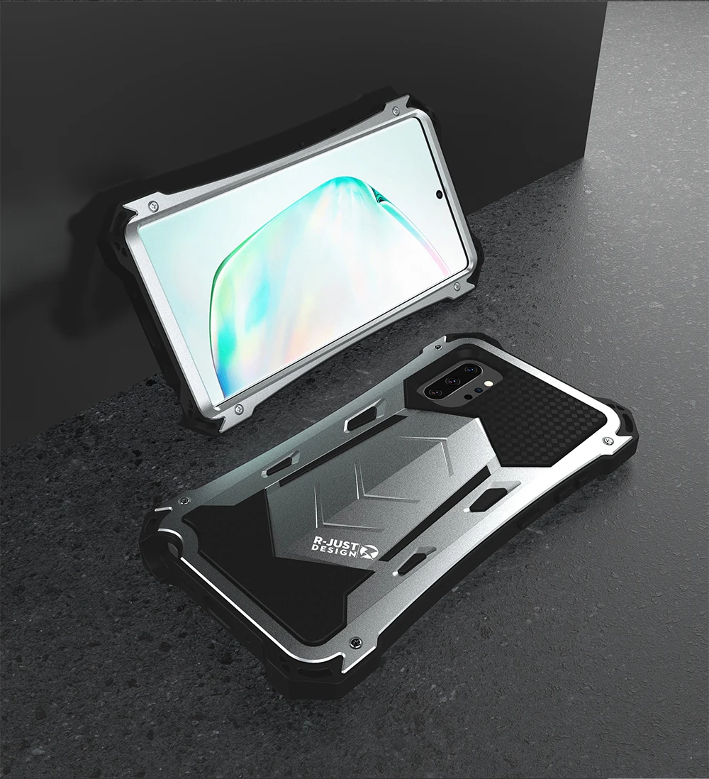 Для samsung Galaxy Note 10 Plus металлический алюминиевый защитный чехол для samsung Note10 10+ сверхмощный противоударный жесткий чехол для телефона