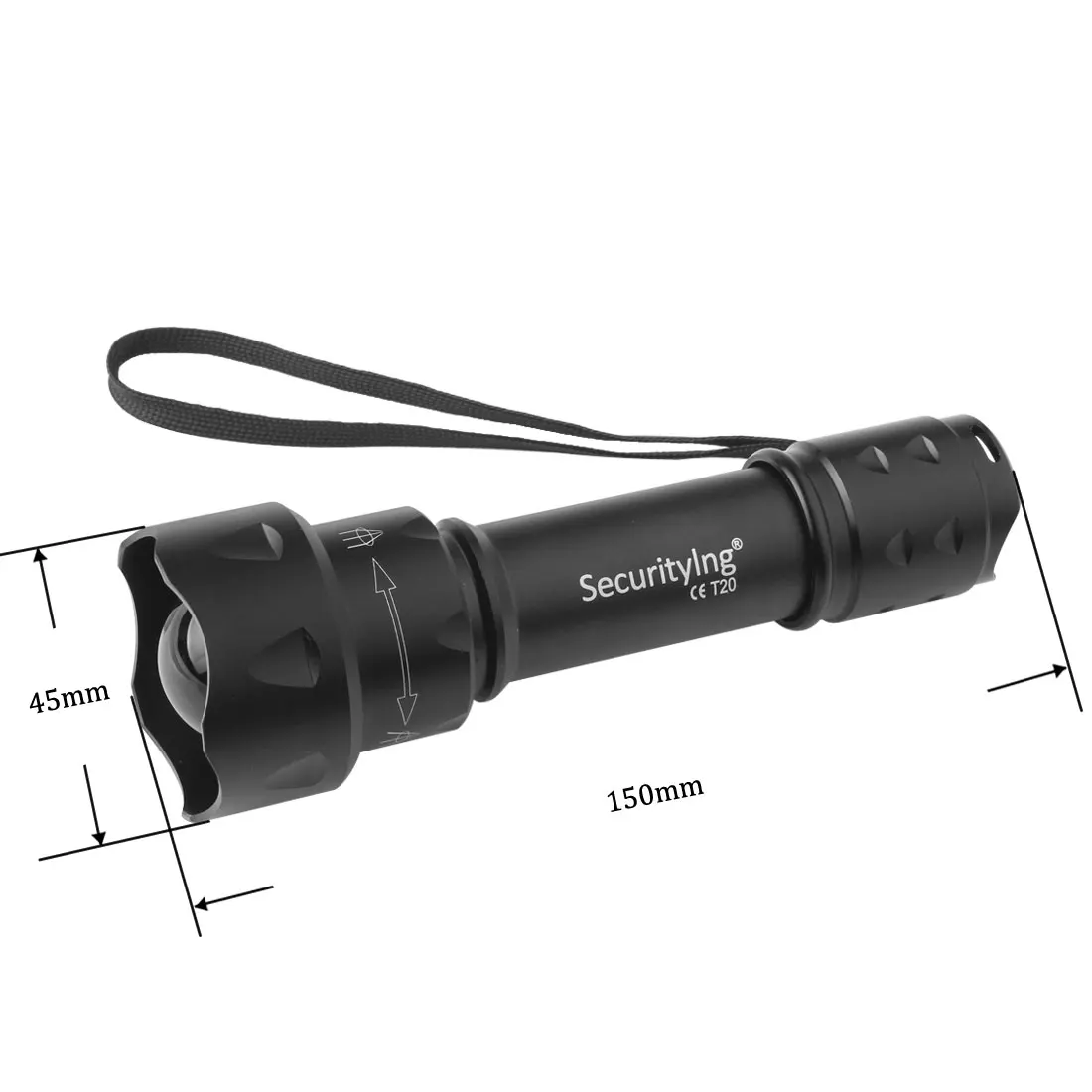 Секьюритинг светодиодный светильник OSRAM инфракрасный ИК 850nm ночной Светильник видение вспышка светильник 38 мм объектив масштабируемый светодиодный фонарь