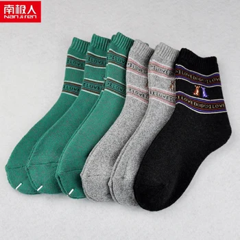

nanjiren women socks Super thick extra-thick warm full towel full terry women socks thick tube socks-3