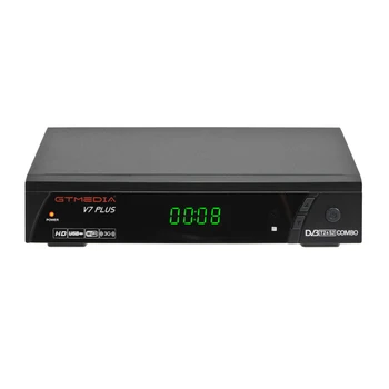 

GTMedia V7 plus Satellite Receiver DVB-S2 DVB-T2 H.265 Built-in WiFi with 1 Year Spain Europe Cccam upgrade v7 hd v7s hd TV Box