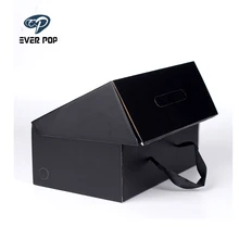 Экологически чистая крафт-бумага подарочная коробка на заказ Высокое качество лого упаковочная коробка гофрированная доска портативный парик из веревок/Обувная коробка