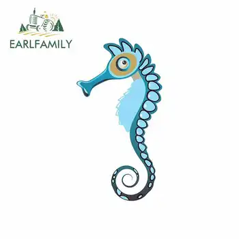 

EARLFAMILY 13cm x 6.9cm for Seahorse Sea Urchin Funny Car Stickers Vinyl Helmet JDM RV VAN Car Accessories Graphics Anime Logo