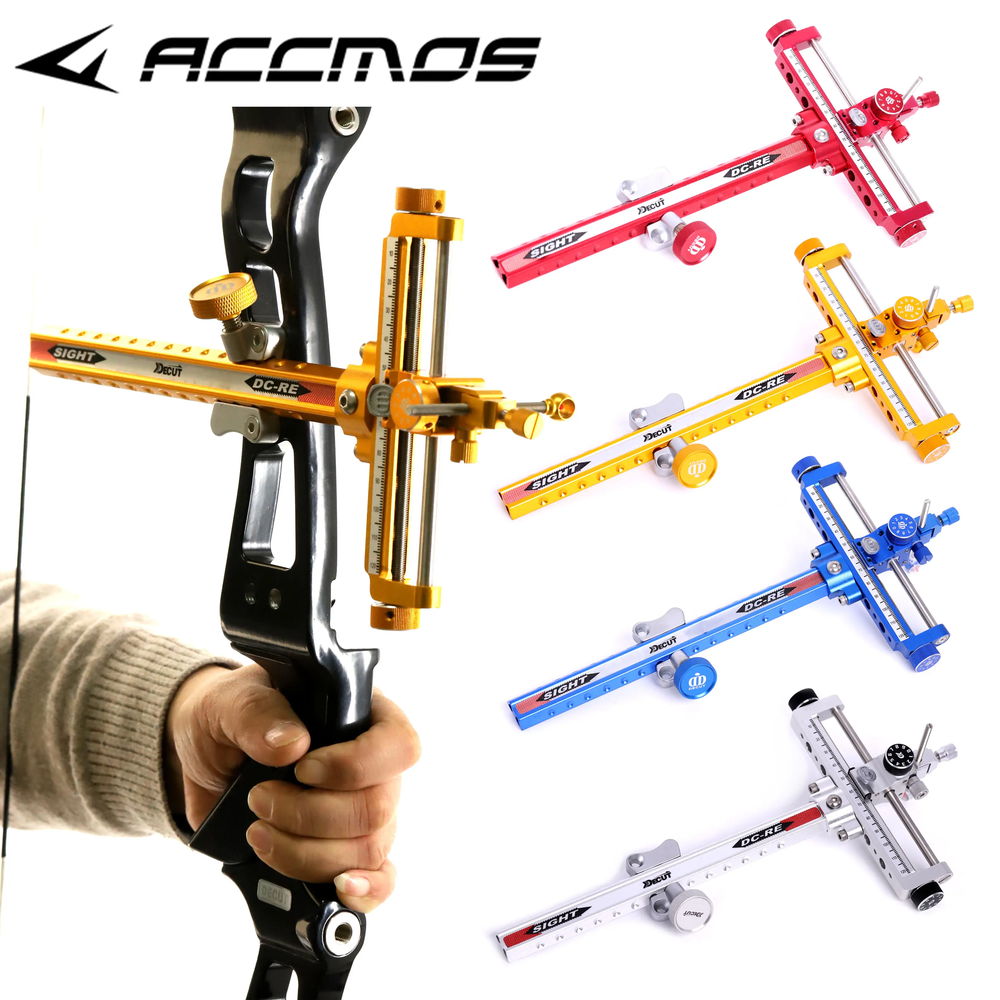 Decut DC RE Archery Composite sight Recurve Arrow Aluminum Sight For Bow Hunting Accessory|recurve arrows|arrow aluminumrecurve |