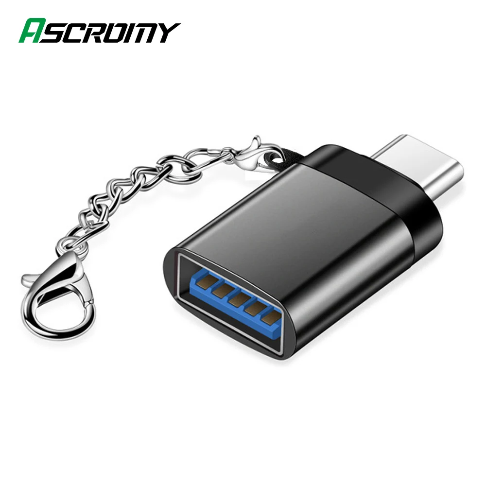 Адаптер USb C к 3 0 OTG Type конвертер для Macbook Pro Oneplus 7 pro 7t One plus Samsung S10 S9 S8 Huawei P20
